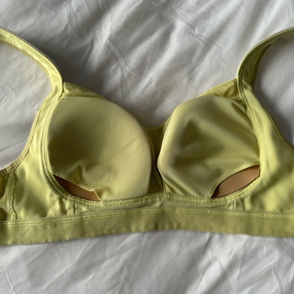Lululemon Ta Ta Tamer High Impact Sports Bra, Mellow Yellow